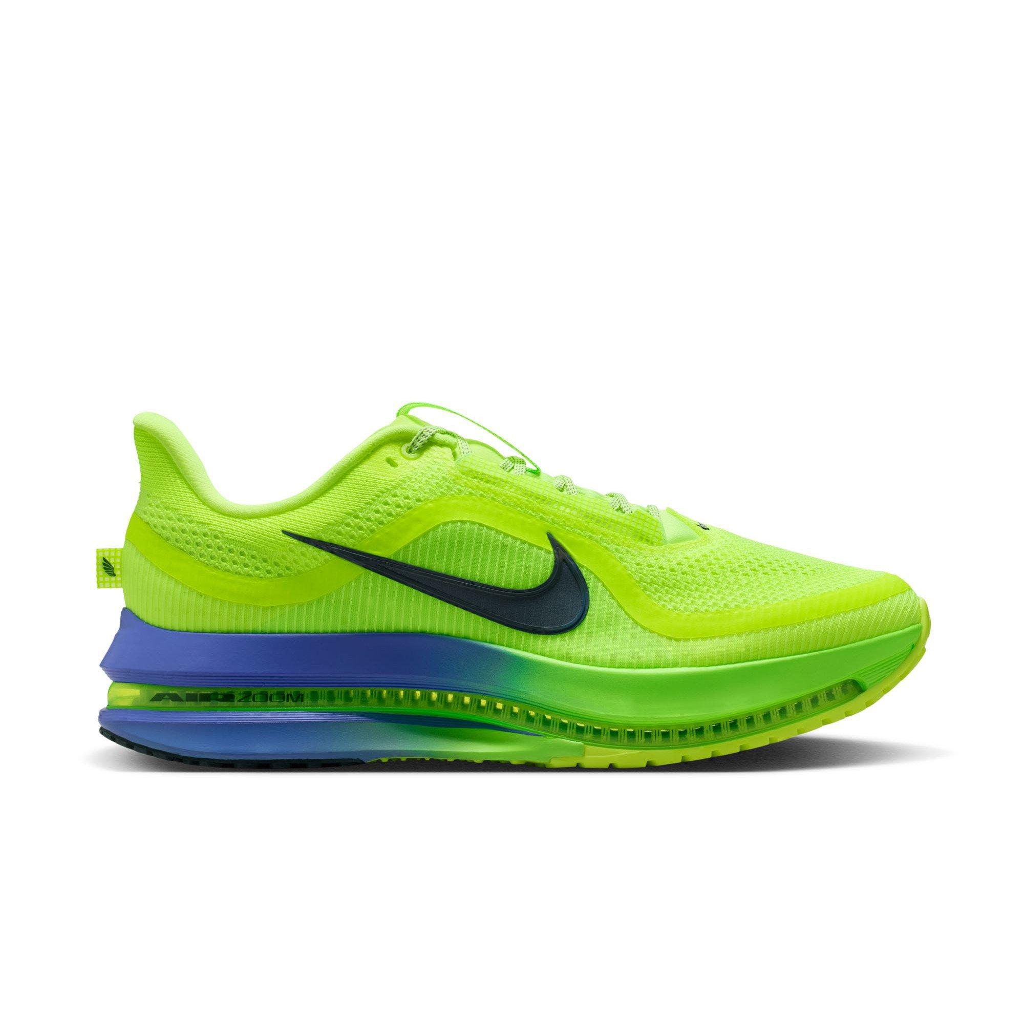 Nike Pegasus Premium "Volt Ice/Black Spruce/Lime Blast" Men's Road Running Shoe - VOLT/BLUE